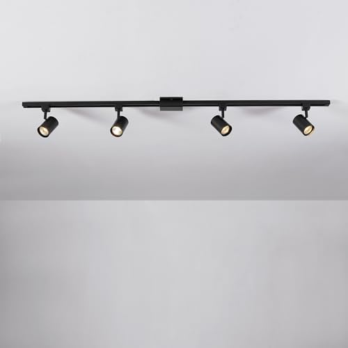 Globe Electric Tribeca 4-Light Track Lighting Kit Matte Black
