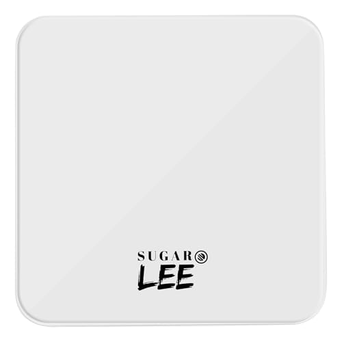 SugarLee Digital Bathroom Scale with Large LCD and 6mm Glass