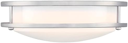 Westinghouse Oval LED Flush Mount Ceiling Light Brushed Nickel