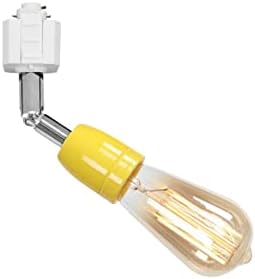 KAYYELAMP Single Circuit H Track Pendant Light E26 Base Yellow No Bulb