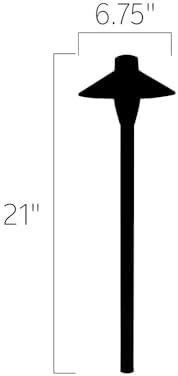 Kichler 15478CBR Path Light Centennial Brass 675-inch