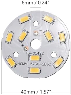 5Pcs 40mm Dia High Power LED Chip Bulb Super Bright