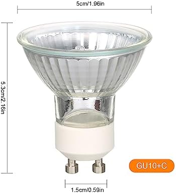120V 50W Dimmable GU10 Warm White Light Bulb for Candle Warmers