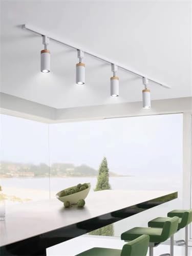 LED 2 Light Track Kit with Rotatable Heads - Grey