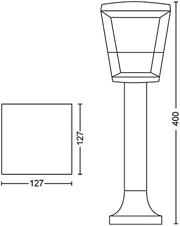 Philips Hue Econic Pathway Light with Alexa Control