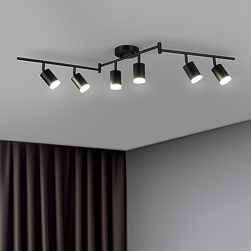 Bojim 6 Light Track Lighting Kit Modern LED Ceiling Light