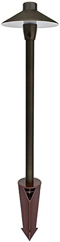 DAONEG MarsLG BRS1 Solid Brass Path Light 65 Shade 18 Stem 8-Pack