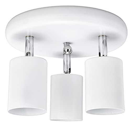 Ceiling Spotlight Holder with Rotatable Base Matte Black 3 Positions