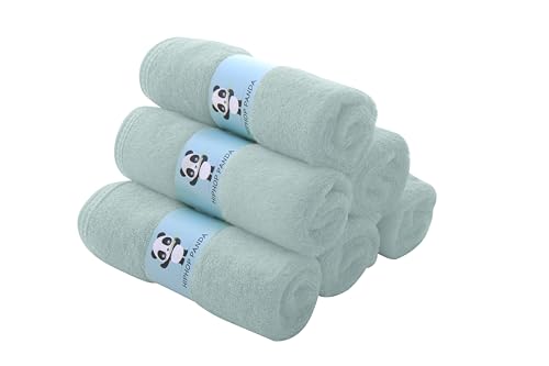 HIPHOP PANDA Baby Washcloths 6 Pack