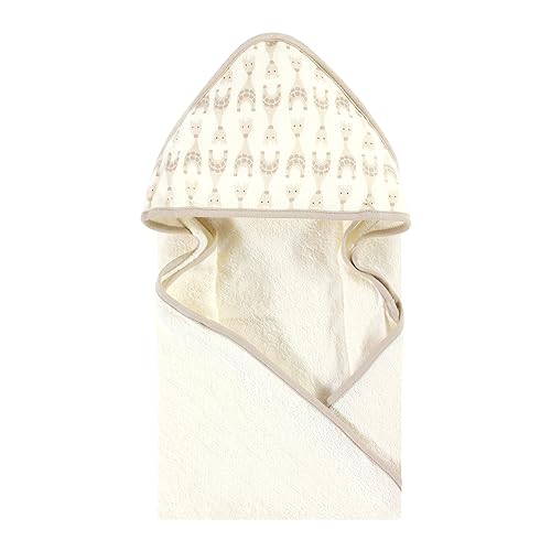 Hudson Baby Unisex Animal Face Hooded Towel Modern Giraffe One Size