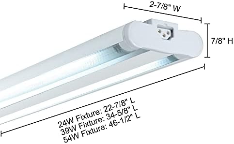 Jesco Lighting SG5ATHO-2441-W Sleek Plus Twin Wall Light