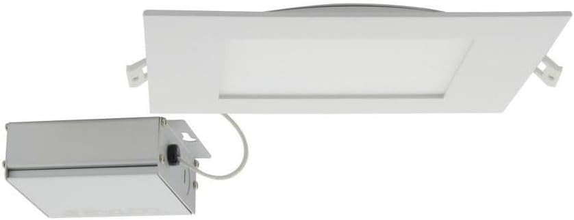 Satco LED Downlight with Remote Driver 8 Inch Square White 1