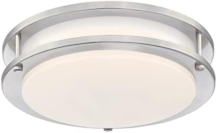 Westinghouse Oval LED Flush Mount Ceiling Light Brushed Nickel