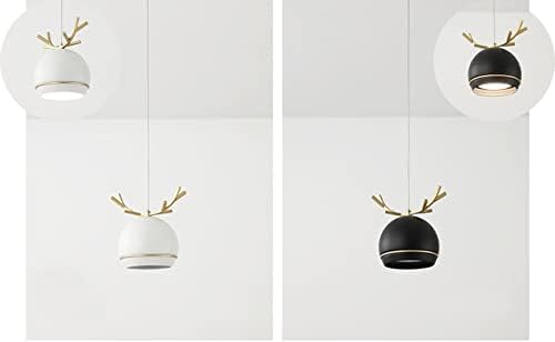 Dimmable Macaron Black Iron Track Pendant Light