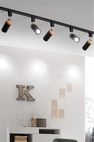 LED 2 Light Track Kit with Rotatable Heads - Grey