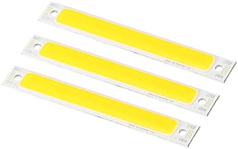 PATIKIL 3W DC LED Chip Bulb 3000K 3 Pack