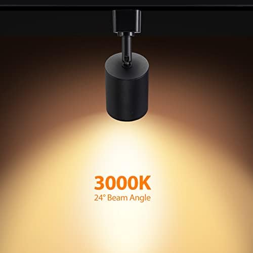VANoopee 10W Dimmable LED Track Light Heads Black 8-Pack