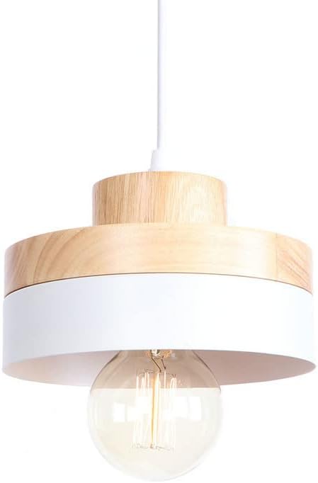 Dimmable Wooden Handle Pendant Light 32 Ft