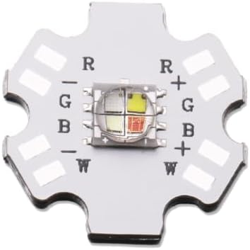 5Pcs 12W RGBW 5050 SMD LED Chip with Aluminum Heat Sink