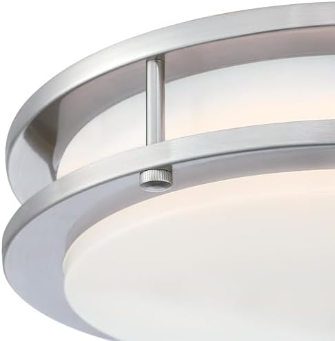 Westinghouse Oval LED Flush Mount Ceiling Light Brushed Nickel