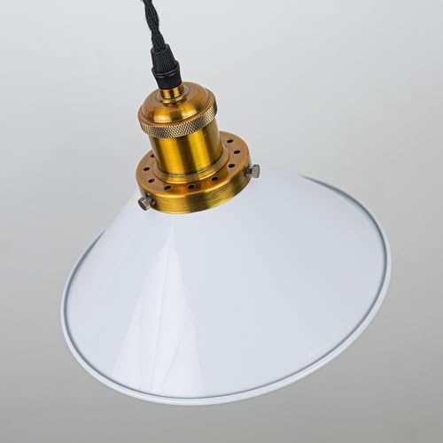 Adjustable Height Halo Track Pendant Light with E26 Socket