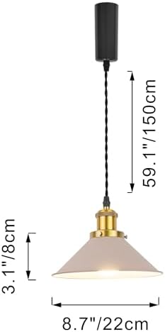 Adjustable Height Juno Track Pendant Lights in Antique Brass