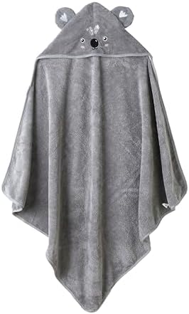 JNLULU Organic Cotton Hooded Towel for Kids