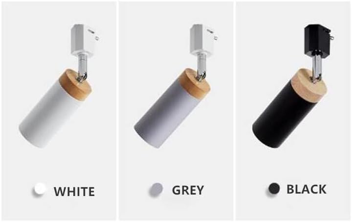 LED 2 Light Track Kit with Rotatable Heads - Grey