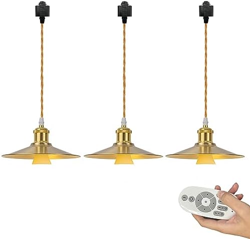 SKIVTGLAMP Stepless Dimming Track Pendant Light 3 Lights