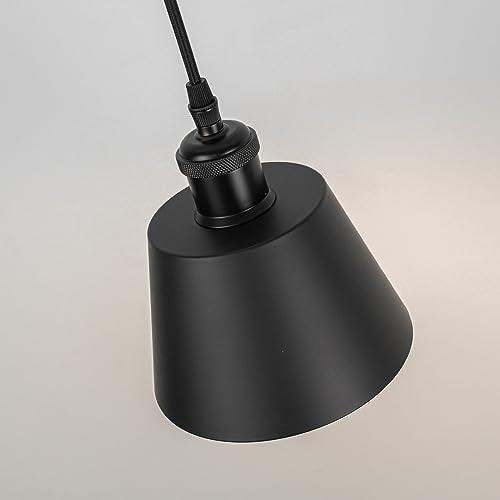 SKIVTGLAMP Remote Control Track Pendant Light with 3 LED Bulbs