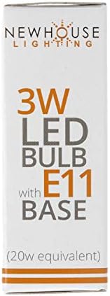Newhouse Lighting 3-Watt E11 LED Bulbs 4-Pack Warm White
