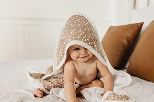 Copper Pearl Hooded Bath Towel - Fawn Design
