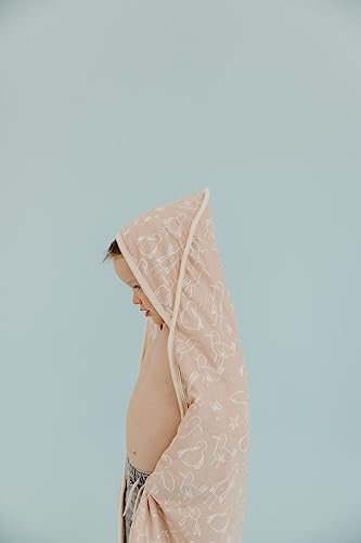 Copper Pearl Hooded Bath Towels with Cool Designs