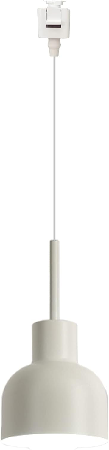 SKIVTGLAMP Dimmable Juno Track Pendant Light 32 Ft Macaron White Iron Shade