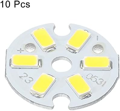 MECCANIXITY 3W COB LED Light Chip 10Pcs 6000-6500K Energy Saving Bulb Replacement