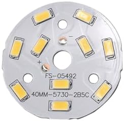 5Pcs 40mm Dia High Power LED Chip Bulb Super Bright