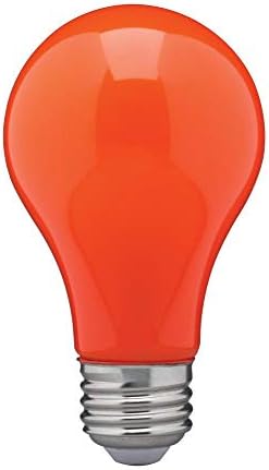 Satco S14988 Medium Light Bulb Bronze Dark Finish Ceramic Orange