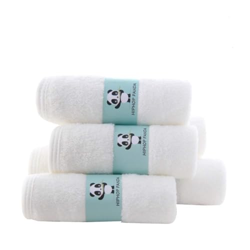 HIPHOP PANDA 2 Layer Bamboo Rayon Baby Washcloths 6 Pack