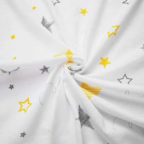 American Baby Company Crib Bedding Bundle Set Golden Yellow Star