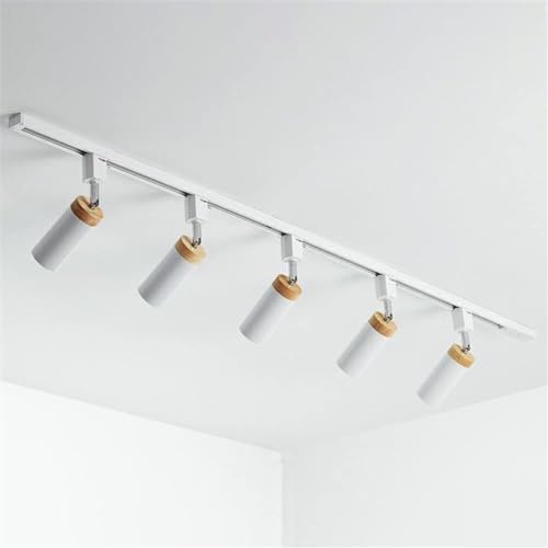 LED 2 Light Track Kit with Rotatable Heads - Grey