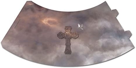 Royal Designs Cross and Dove Vellum Tea Light Lampshade Set of 20 1