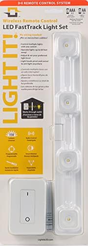 LIGHT IT by Fulcrum LED Fastrack Remote Control Set White Single Pack
