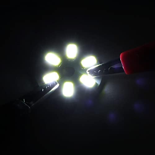 MECCANIXITY 3W COB LED Light Chip 10Pcs 6000-6500K Energy Saving Bulb Replacement