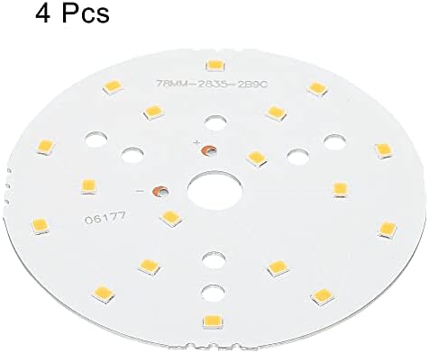 MECCANIXITY 9W COB LED Light Chip 4Pcs Warm White