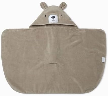 MORI Hooded Bear Bath Towel - Unisex Baby Toddler Towel