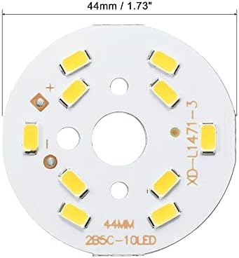 MECCANIXITY COB LED Light Chip 5W 120lm 44mm Energy Saving Bulb 5Pcs