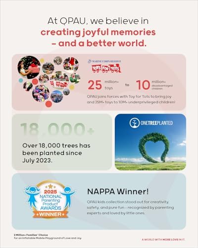 QPAU Toddler Travel Bed with Tent and Electric Pump