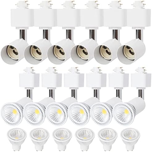 EAGLOD 10W Dimmable LED Track Light Heads 12-Pack