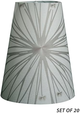 Royal Designs Vellum Tea Light Lampshade Set of 20