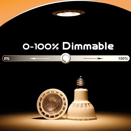 Heifymi Dimmable E17 LED Bulb 6W 3 Pack Warm White 2700K